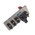 Panel de interruptores Botón de arranque del motor Conmutador LED Carbono de carreras 12V Encendido